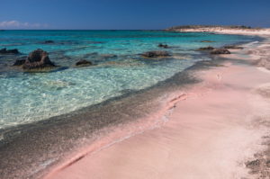 Wonderful Elafonisi beach with pink sand Wonderful Elafonisi beach with pink sand